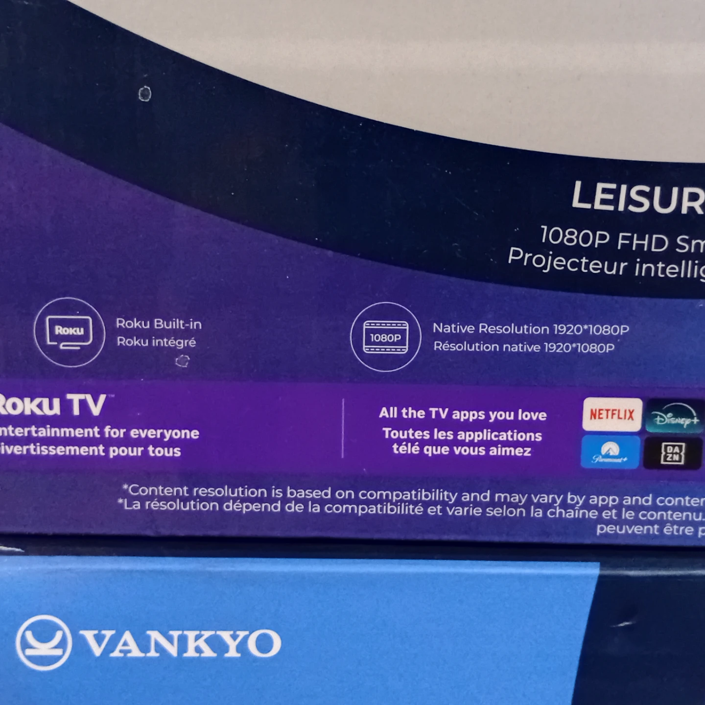 VANKYO LEISURE 570D 1080P FHD Smart Projector