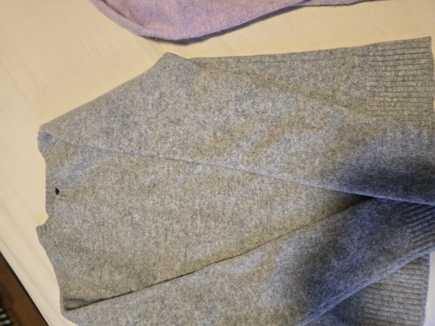 Uniqlo Grey and Purple Knit Sweaters Size S - photo 5