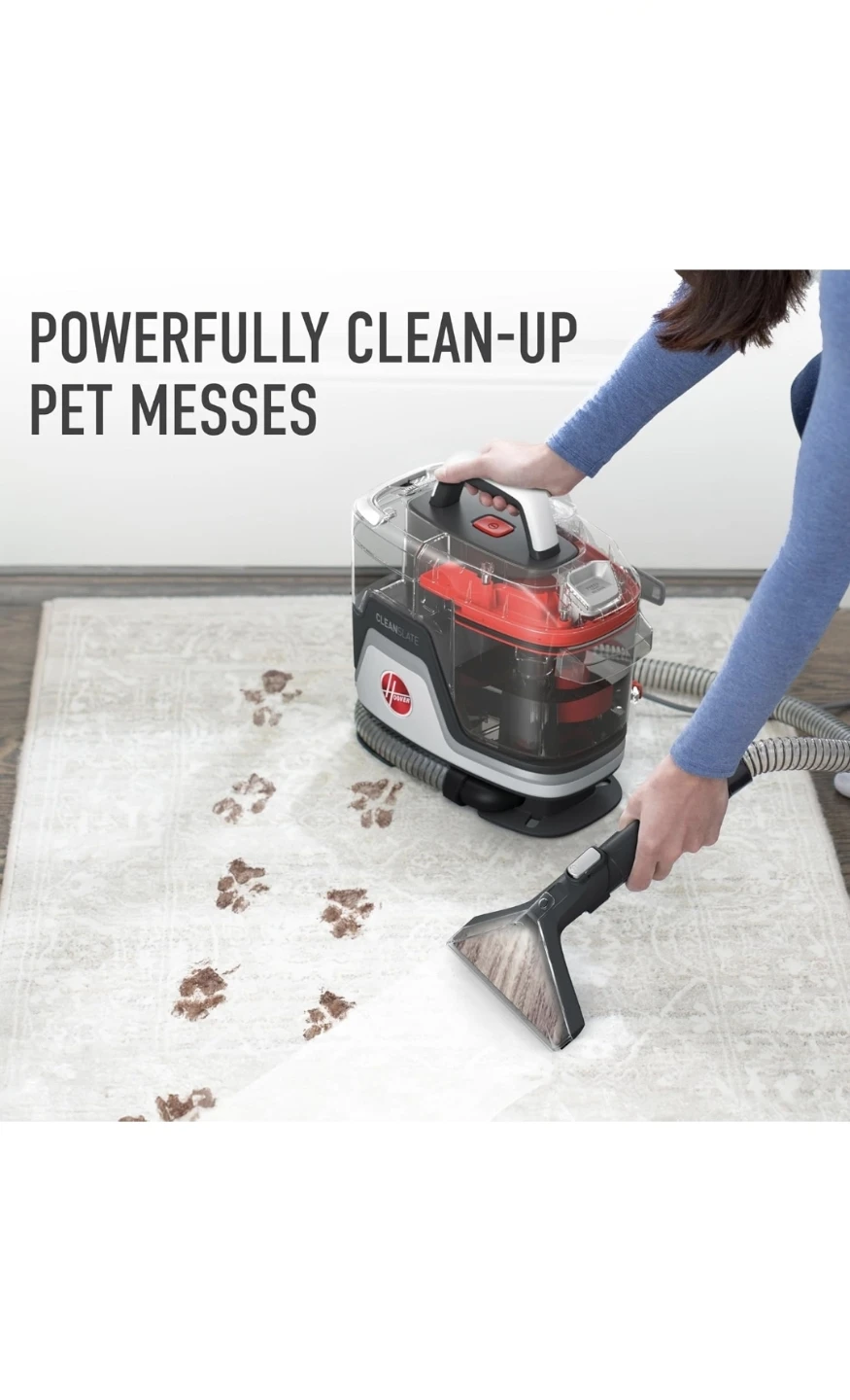Used Hoover CleanSlate Portable Carpet and Upholstery Spot - photo 3