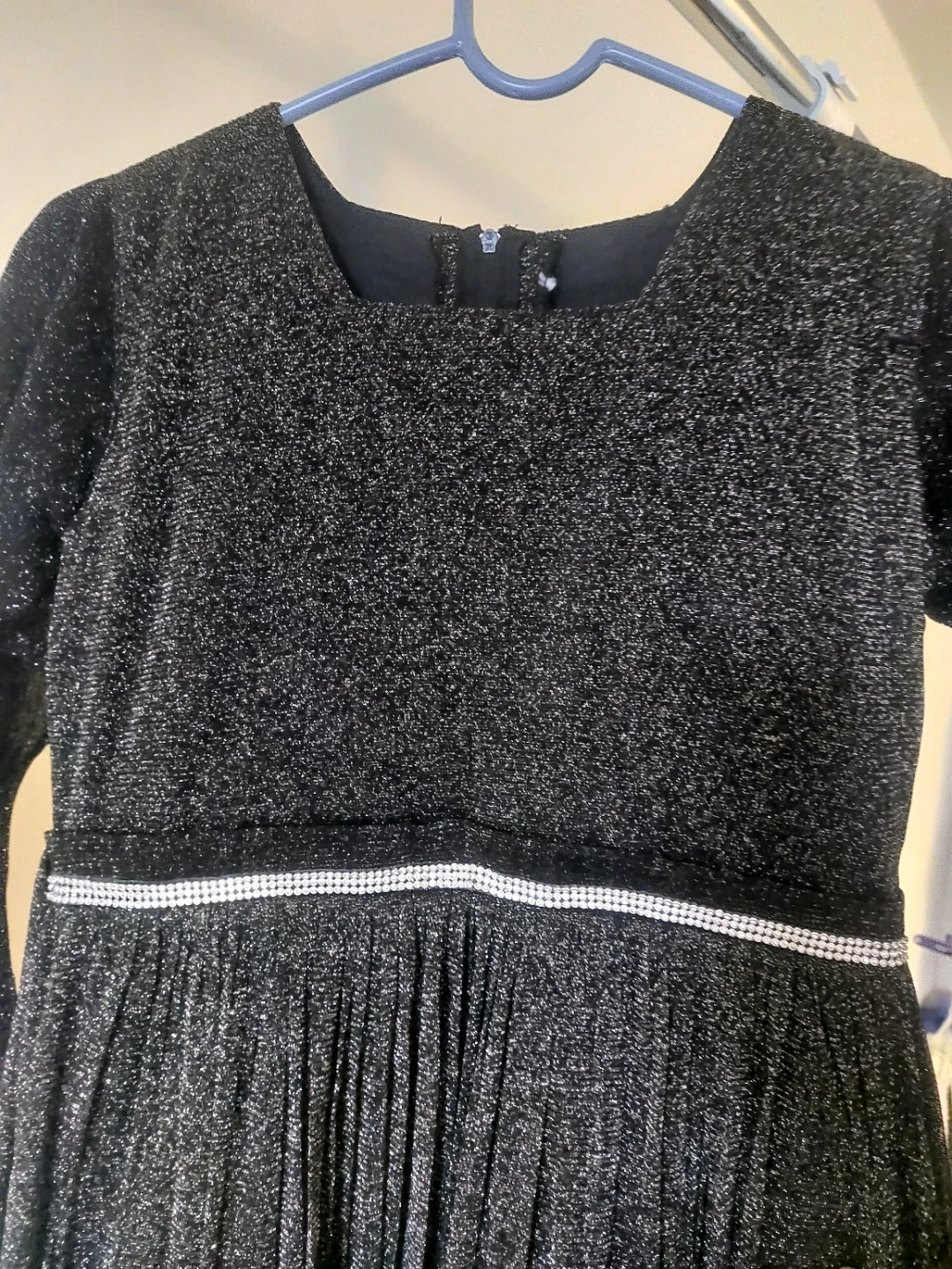 Girls Sparkly Black Dress - photo 3