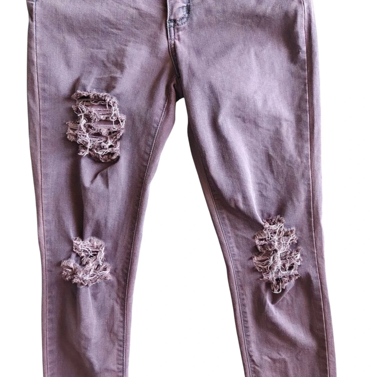 Women's Fashion Nova High Rise Distressed Skinny Jeans Size 1 - photo 2