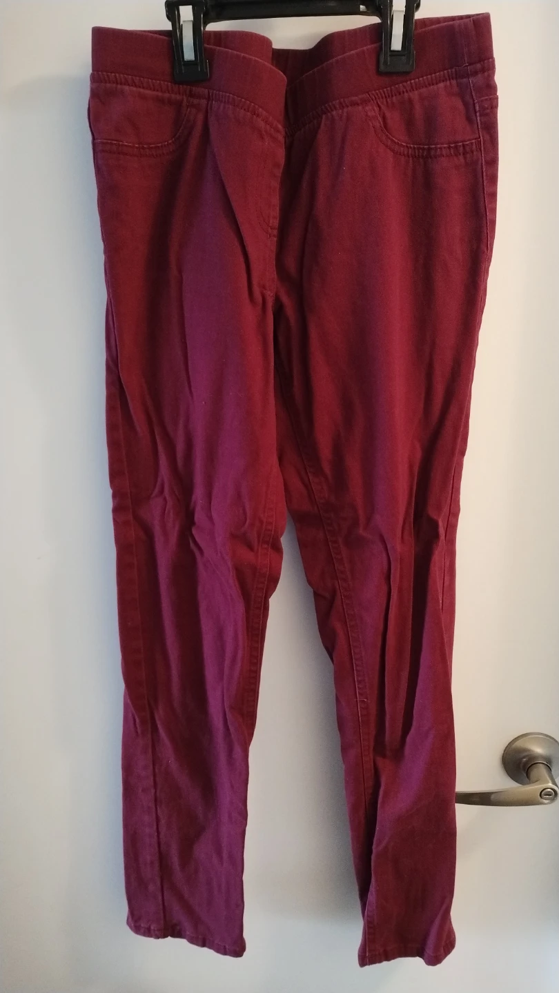 Girls' Dark Red Skinny Jeans