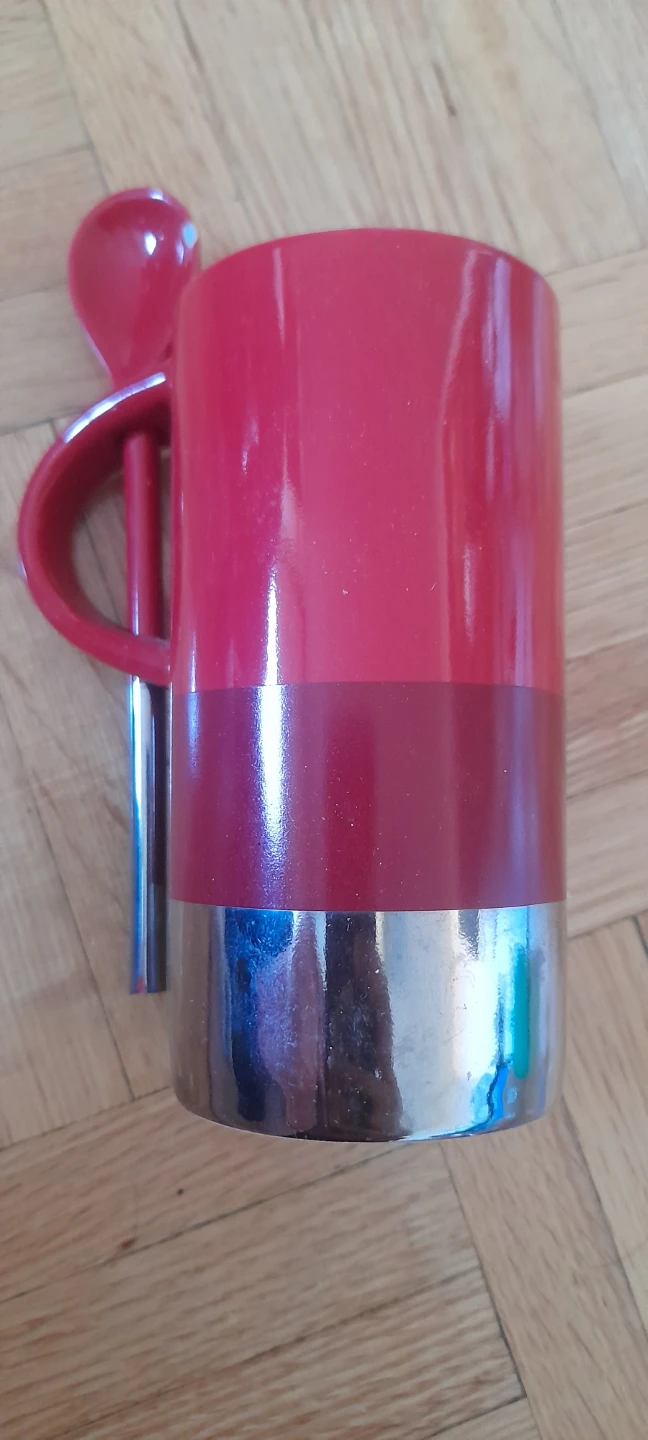 Starbucks Red Mug with Spoon
