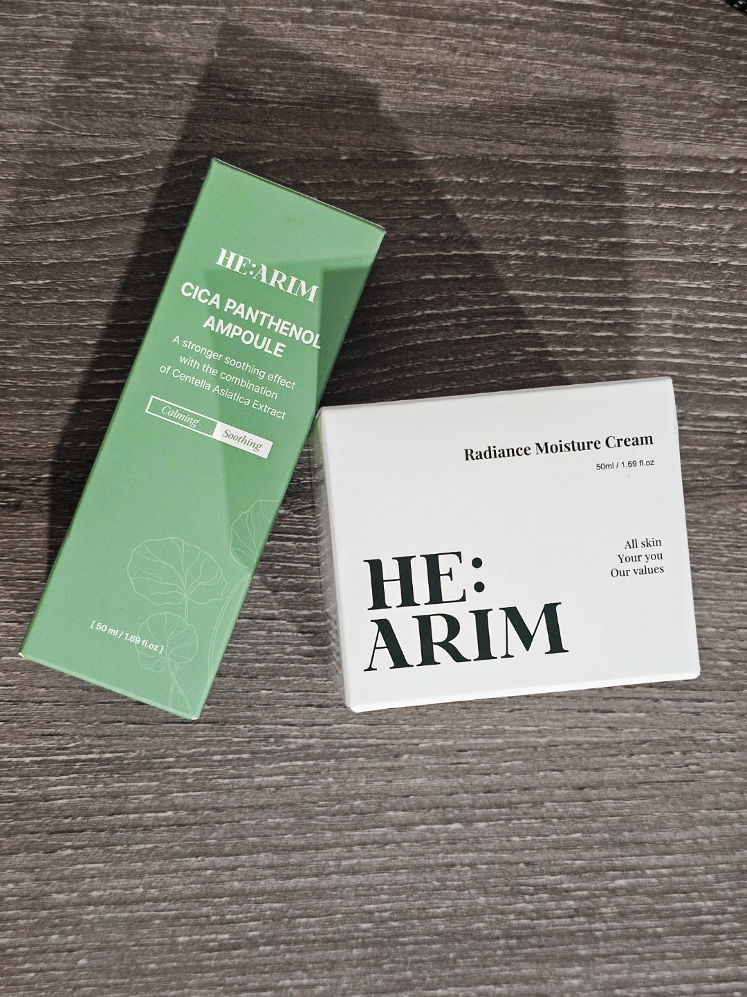 NEW Panthenol Serum & Cream combo.  Korean skincare