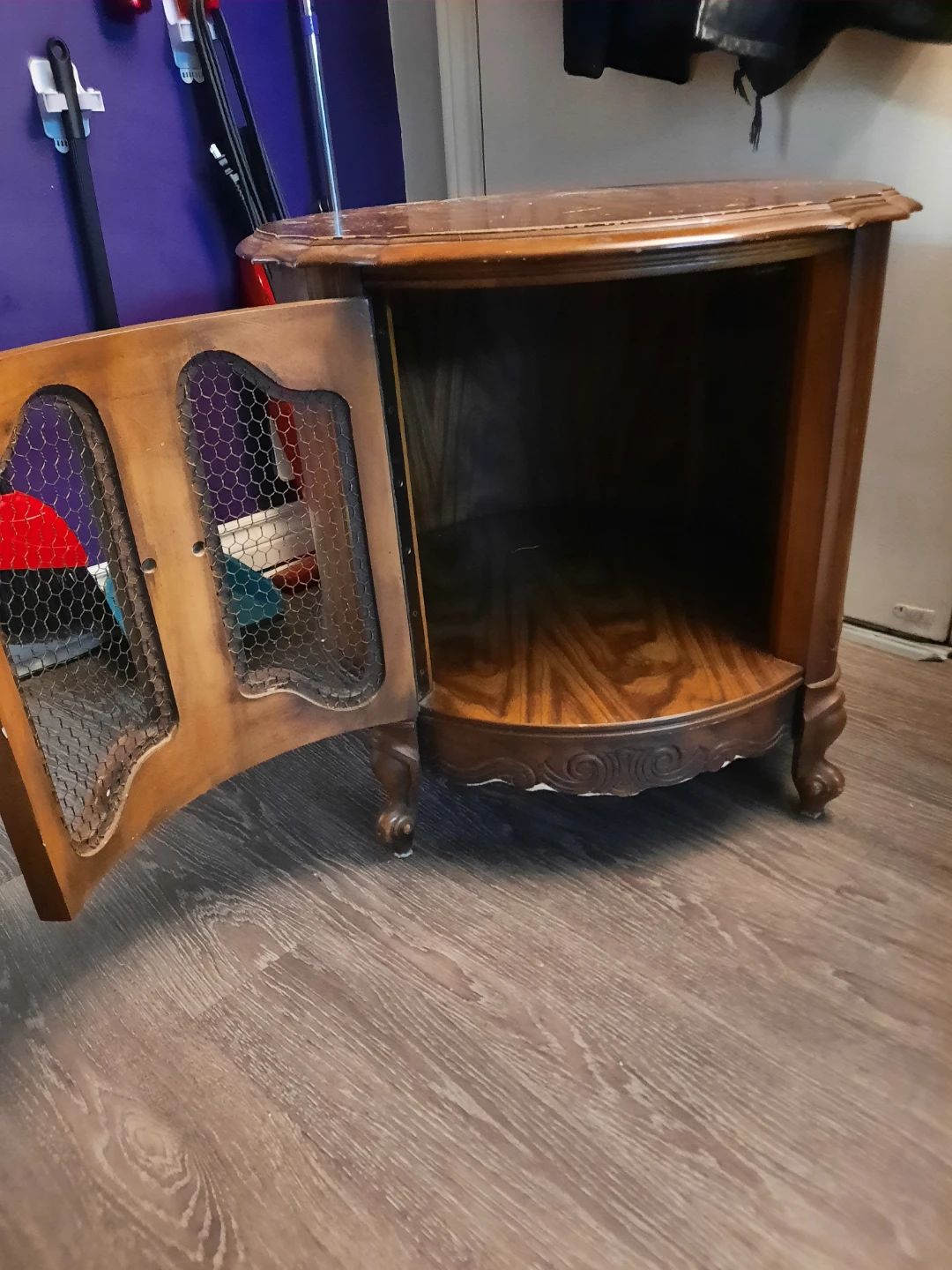 Vintage Wooden Side Table - photo 4