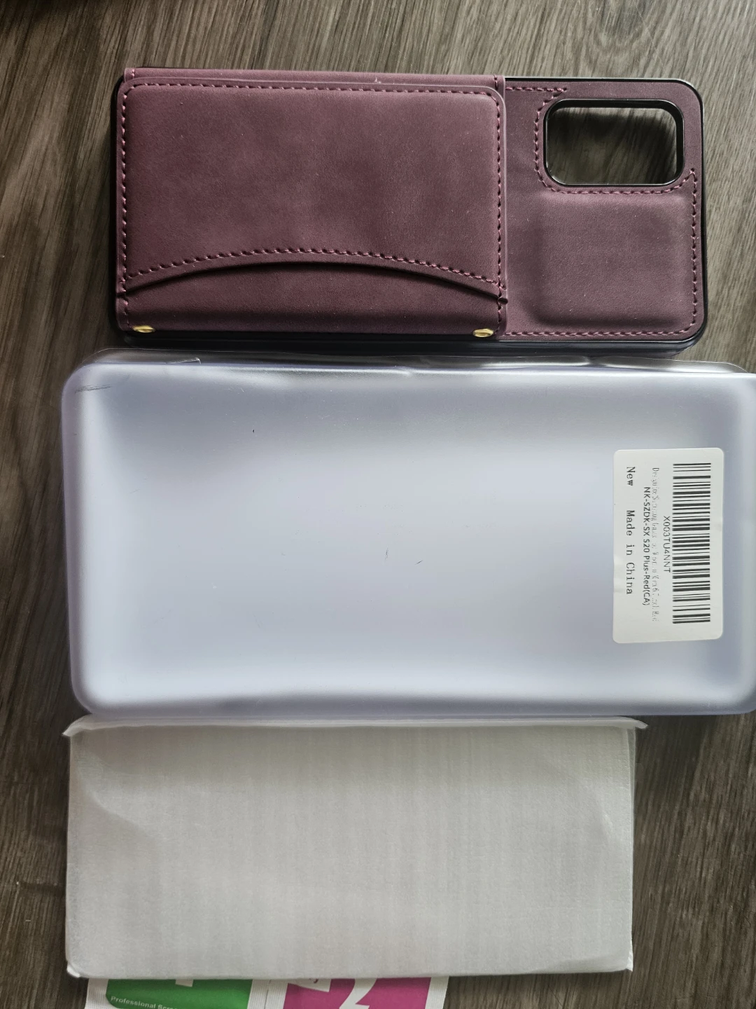 Samsung S20 Plus Wallet Phone Case - Red - photo 3