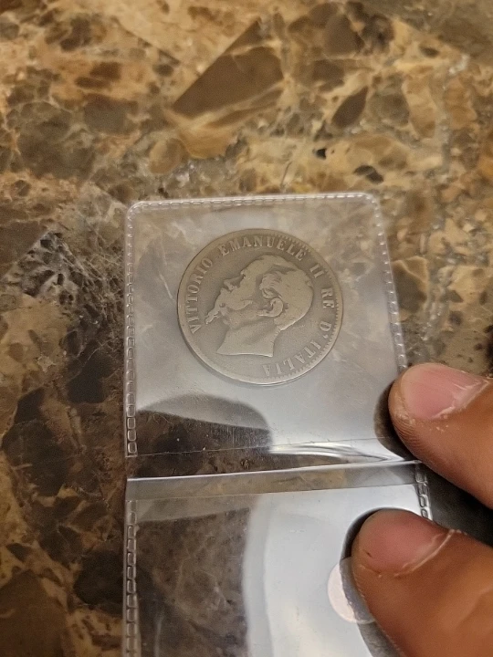 Vittorio Emanuele II King of Italy Coin