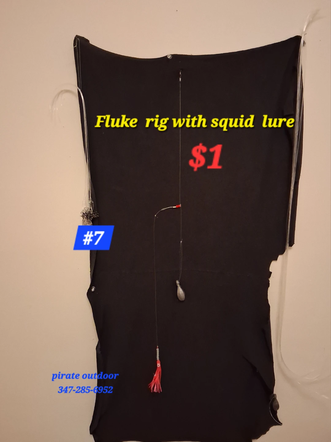 Fluke rig with squid lure #7