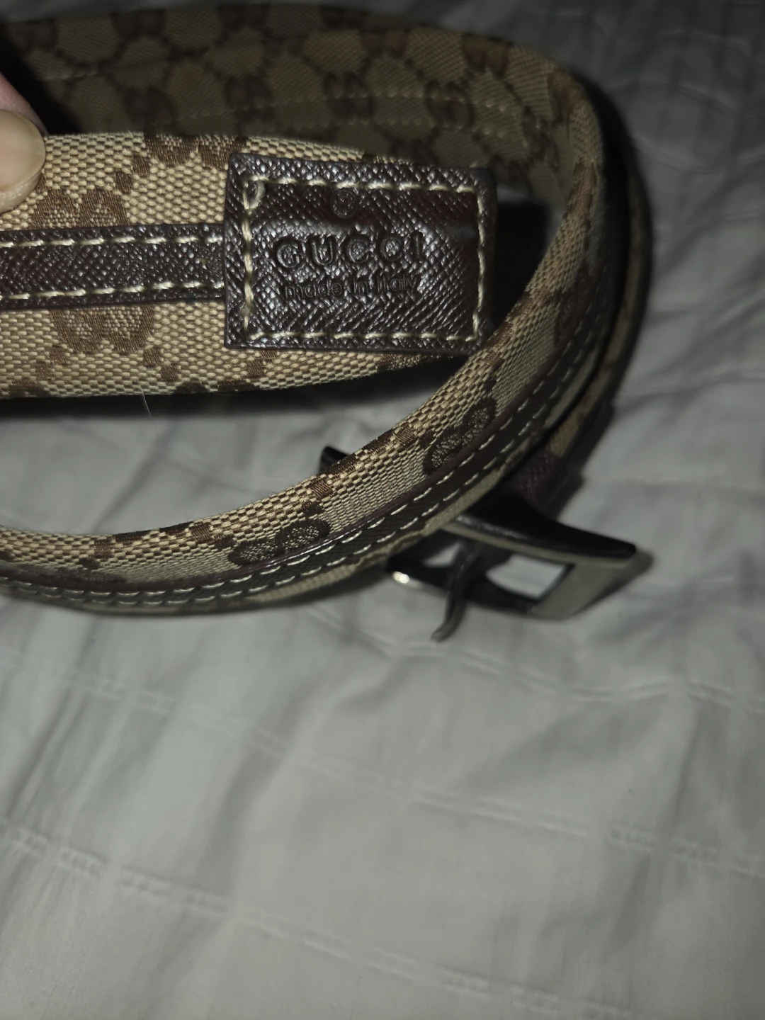 Gucci GG Supreme Canvas Belt