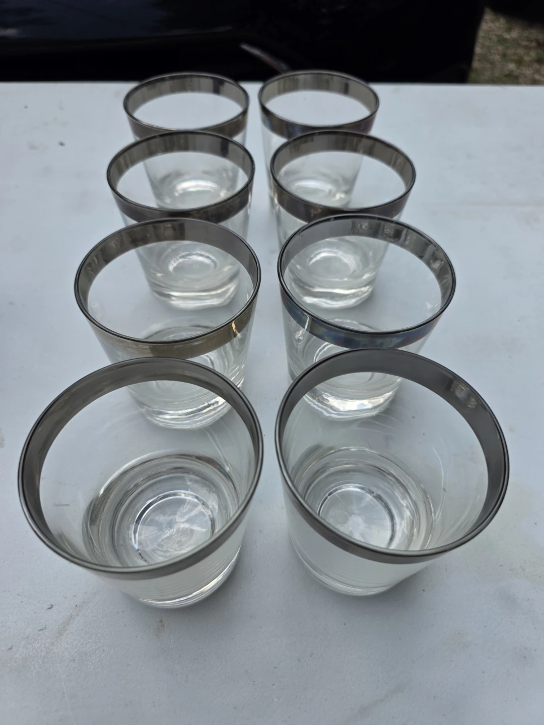 Set of 8 Vintage Dorothy Thorpe Glass Tumblers