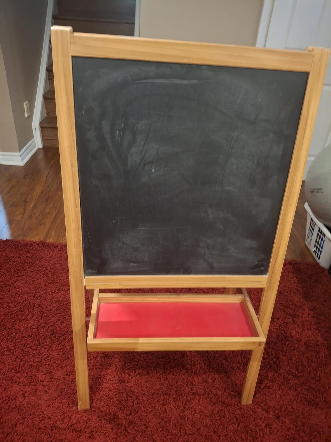 Easel - white and chalk board