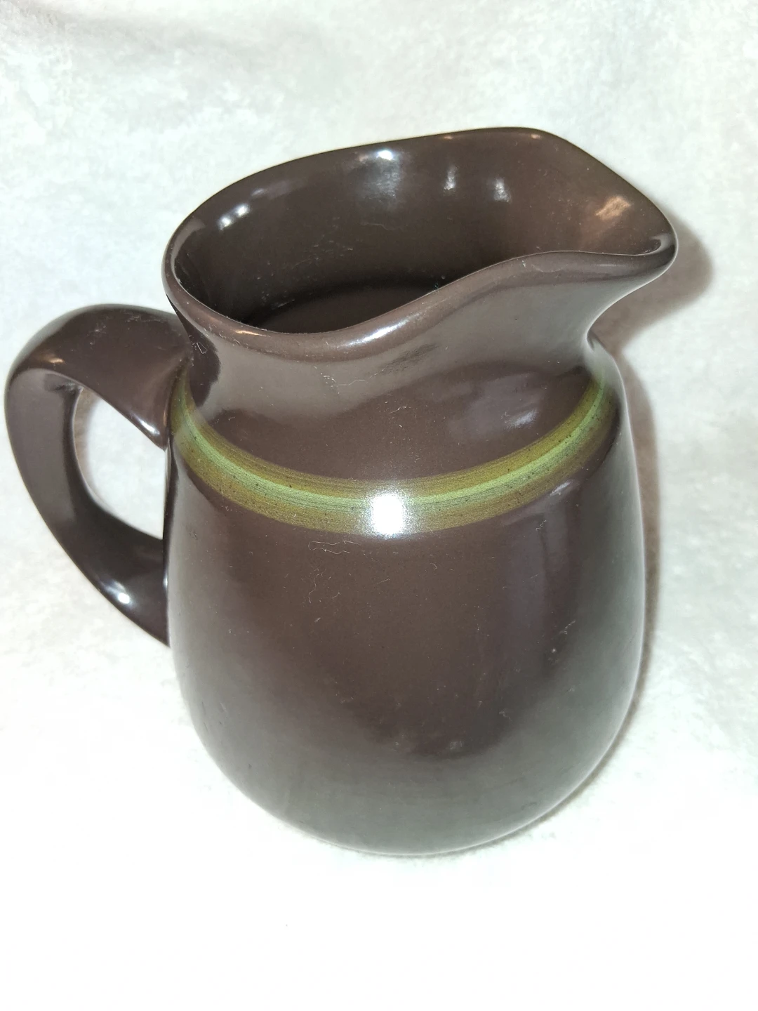 Brown Ceramic Creamer Pitcher