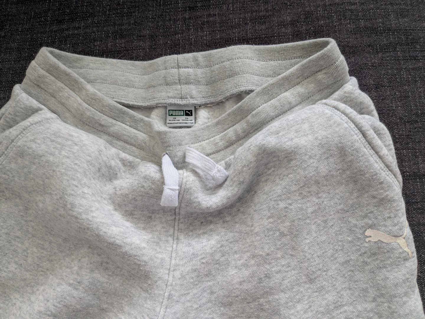 Puma Grey Joggers Sweatpants - photo 3
