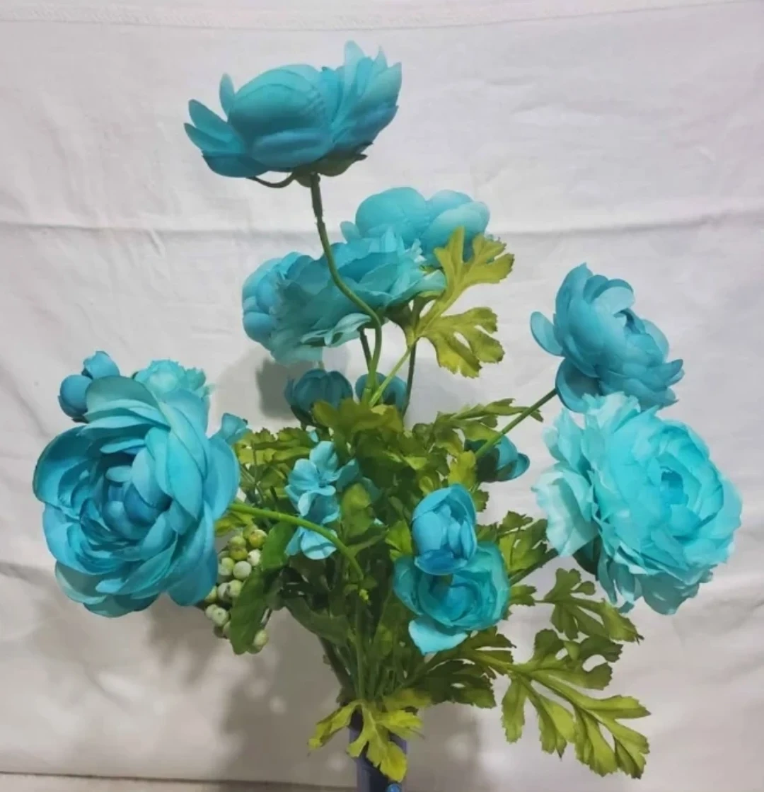 Artificial Blue Floral Arrangement (Vase Not Included)