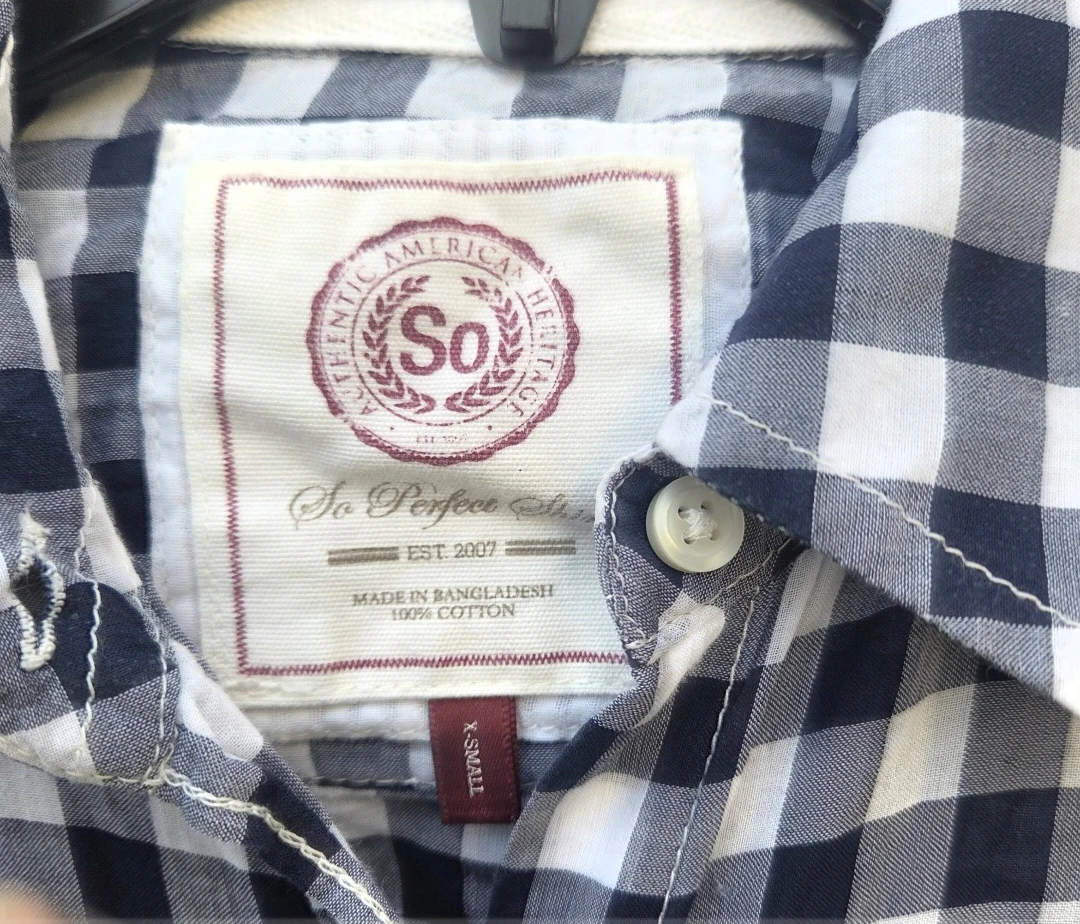 So Perfect! Plaid Button-Up Shirt - XS - photo 2