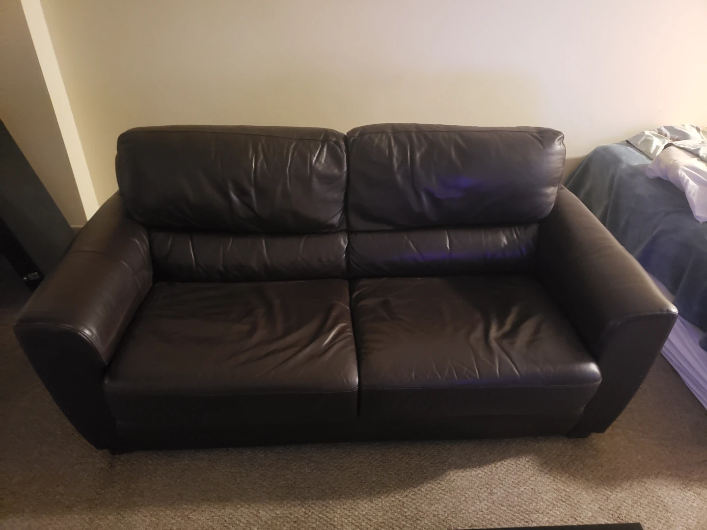 Real Leather Couch Ikea - photo 3