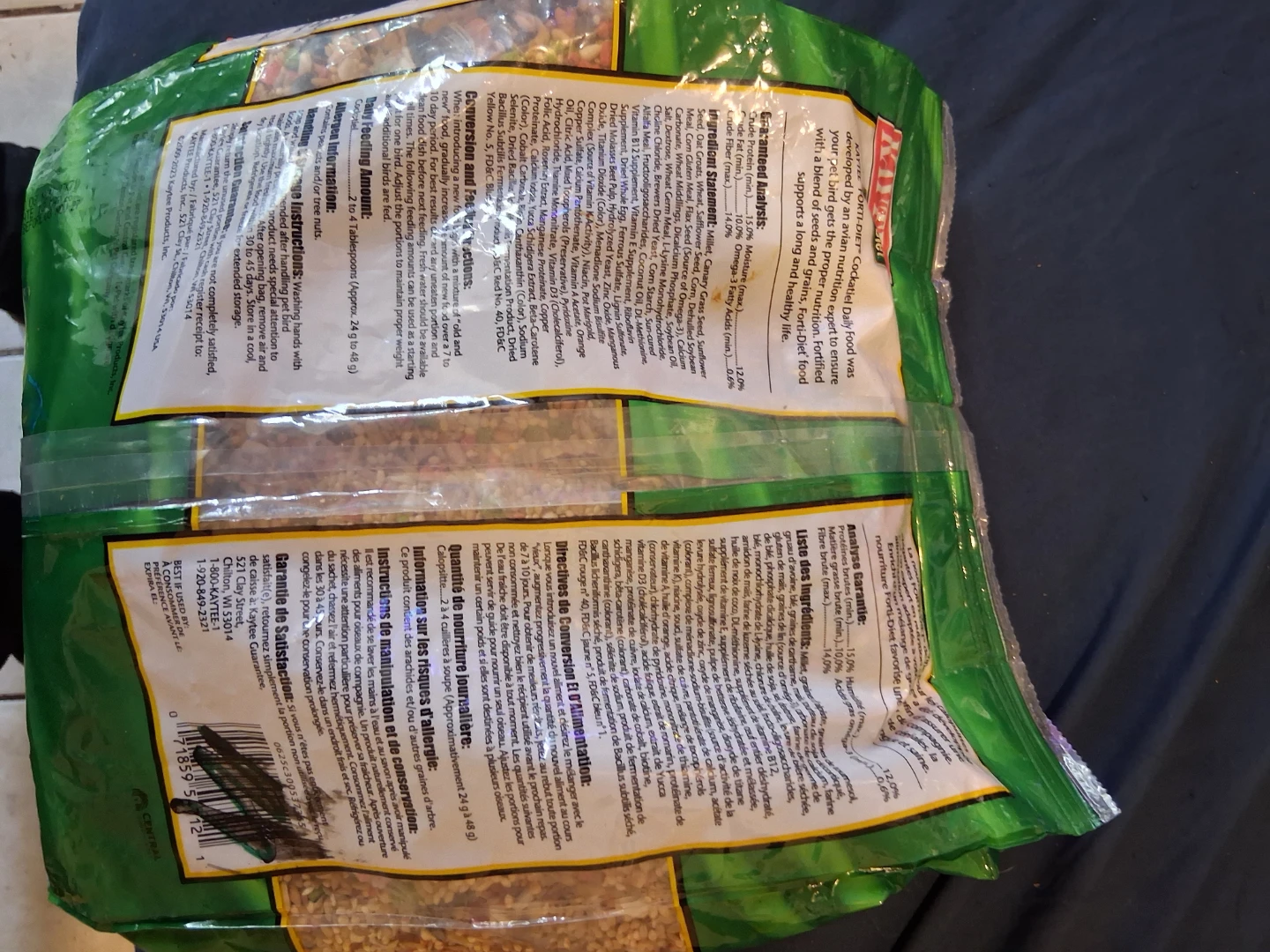 Kaytee Forti-Diet Cockatiel Birdfood - photo 3