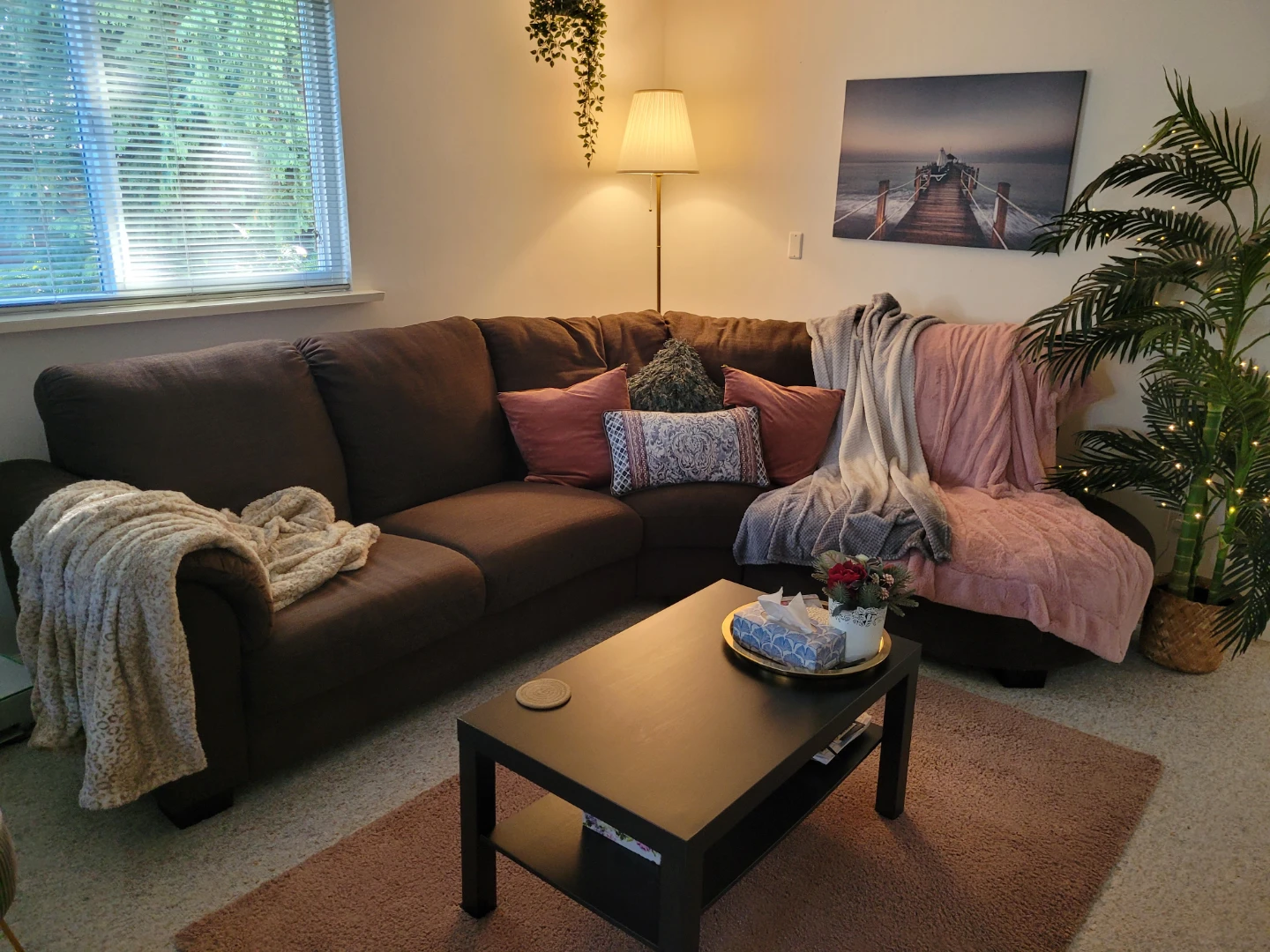 Ikea Brown Sectional Sofa - photo 4