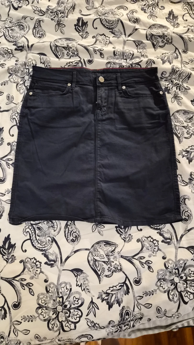 Tommy Hilfiger Navy Blue Denim Skirt - photo 2