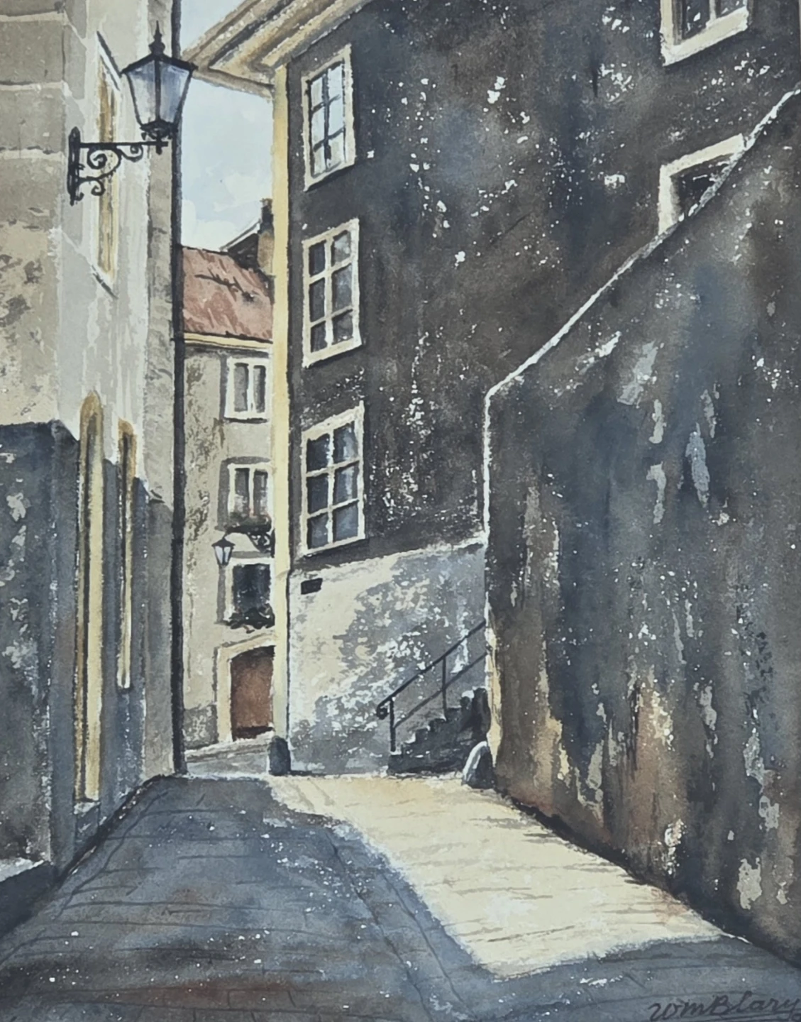Original Mieke Blary Signed Watercolour  Painting