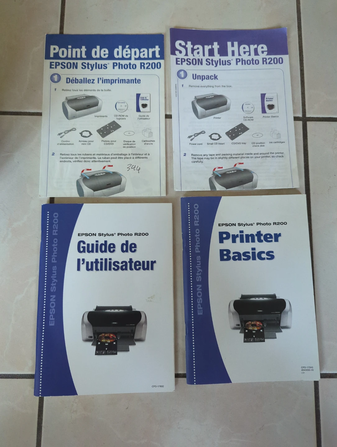 Epson Stylus Photo R200 Printer
