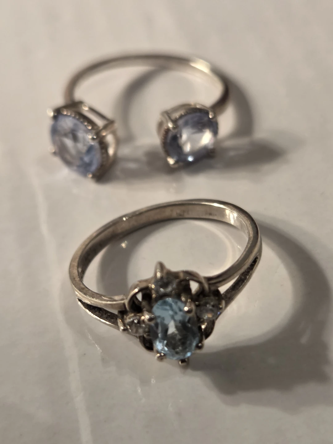 Silver Rings 925with Blue Gems - photo 3