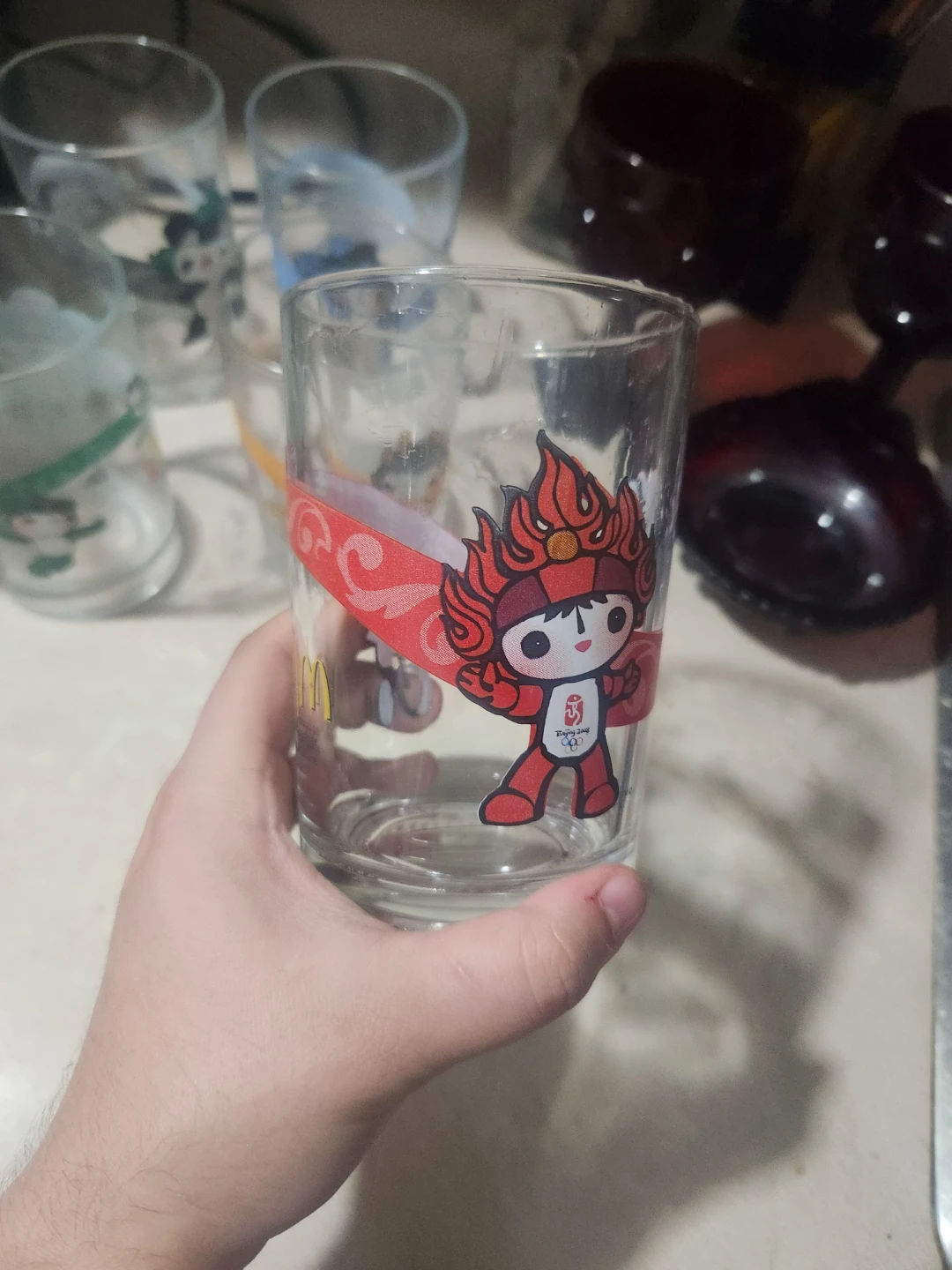 2008 McDonald's Olympics drinking glasses, full set - photo 5