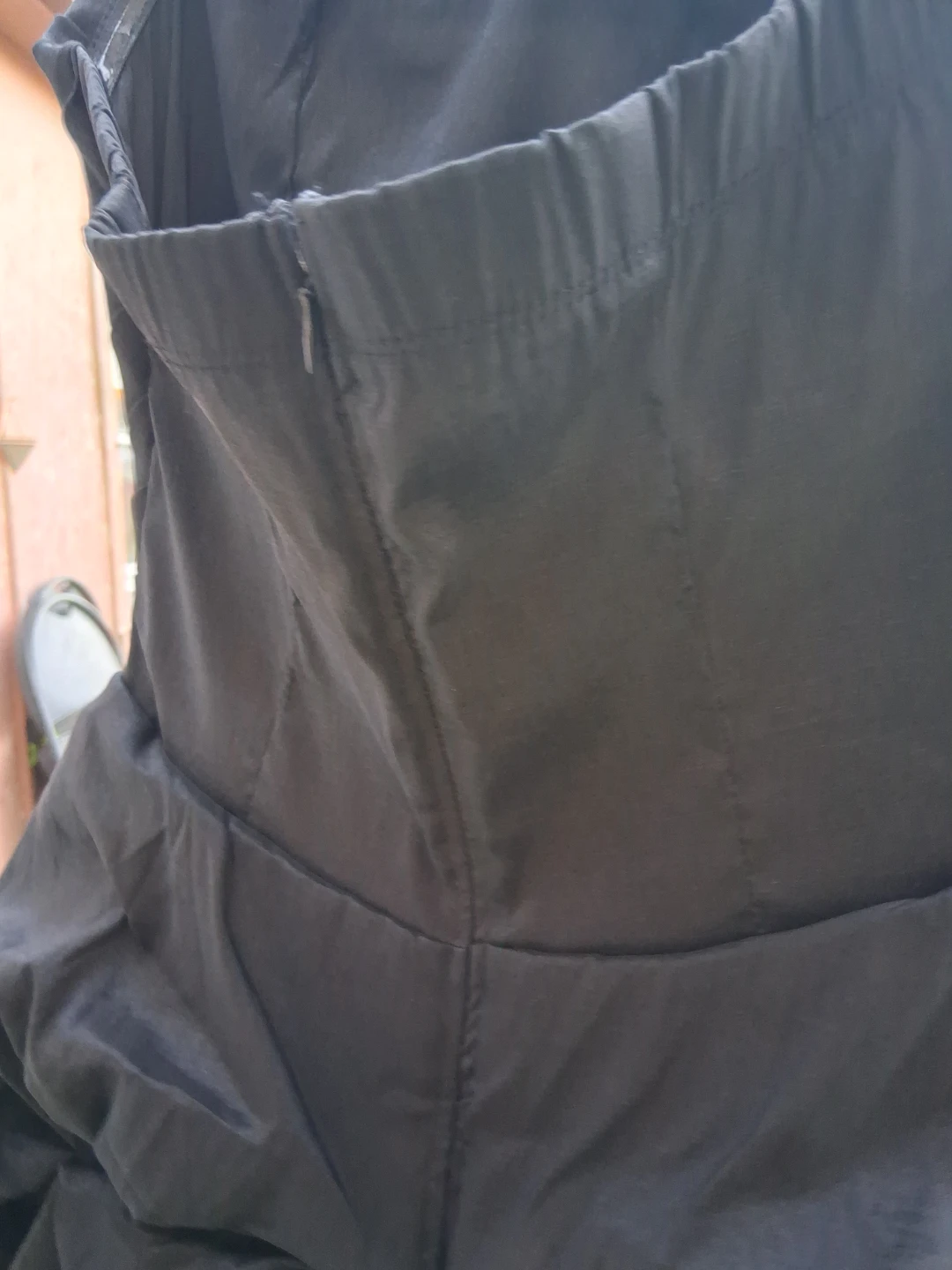 Black Strapless Pleated Dress with Bubble Skirt - photo 5