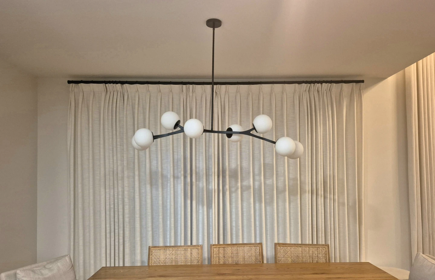 Modern Black Sputnik Chandelier - photo 3