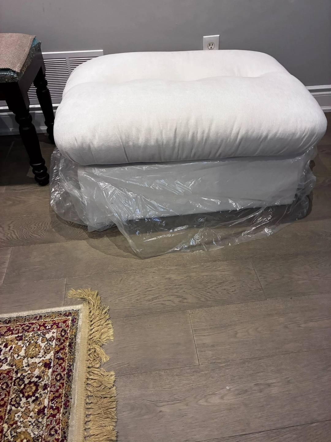 Tufted Ottoman Beige - photo 2