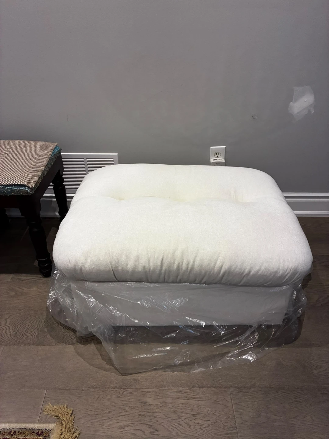 Tufted Ottoman Beige - photo 3