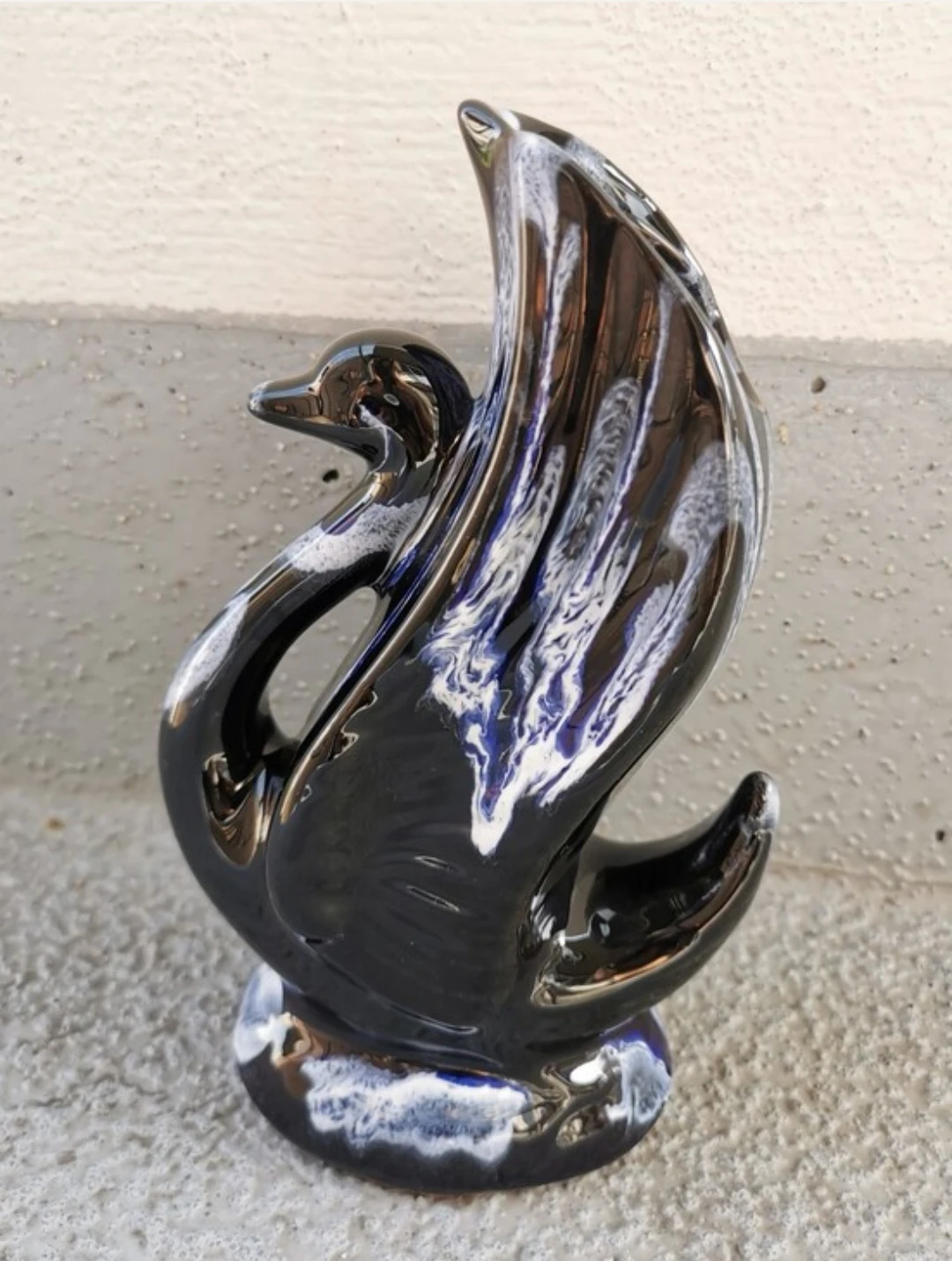 Vintage Blue Mountain Pottery Swan Vase Canada - photo 2