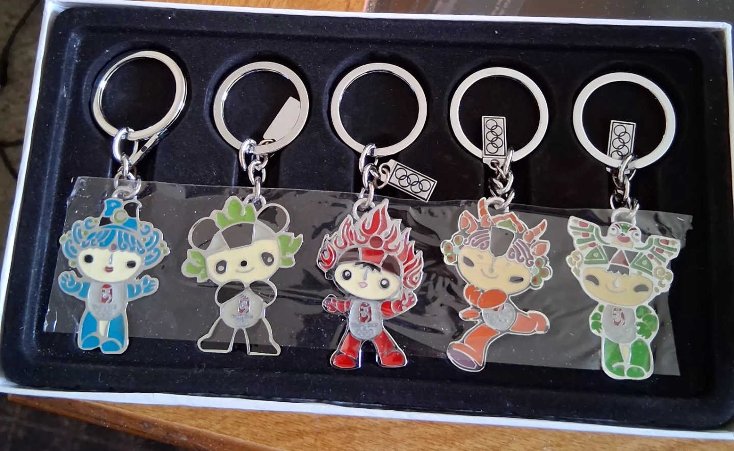 2008 Chinese Winter Olympics Mascot Keychains Set