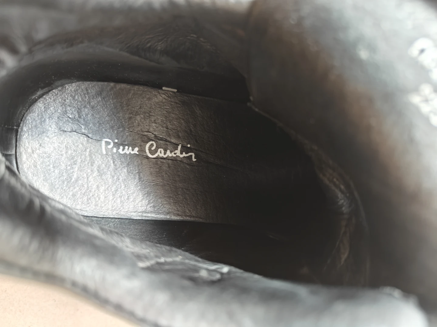 Pierre Cardin Black Leather High-Top Sneakers - photo 4