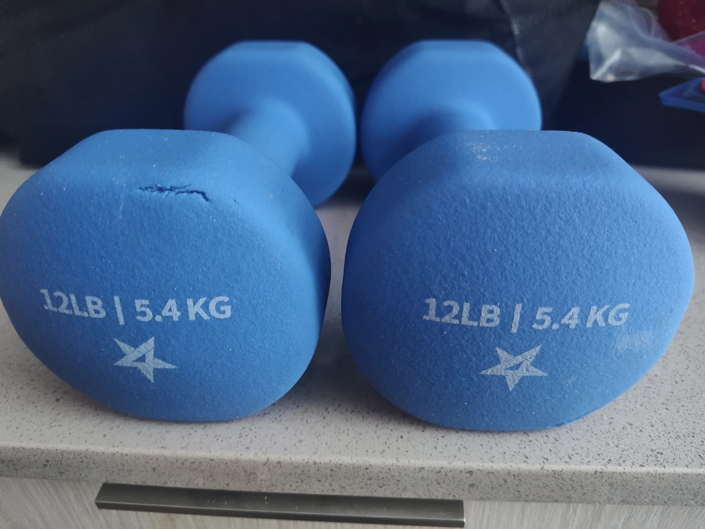 12LB Neoprene Coated Dumbbell