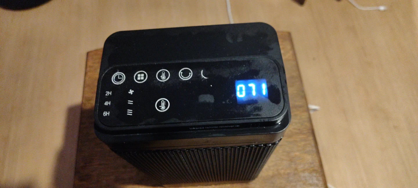 Black Portable Electric Heater - photo 2