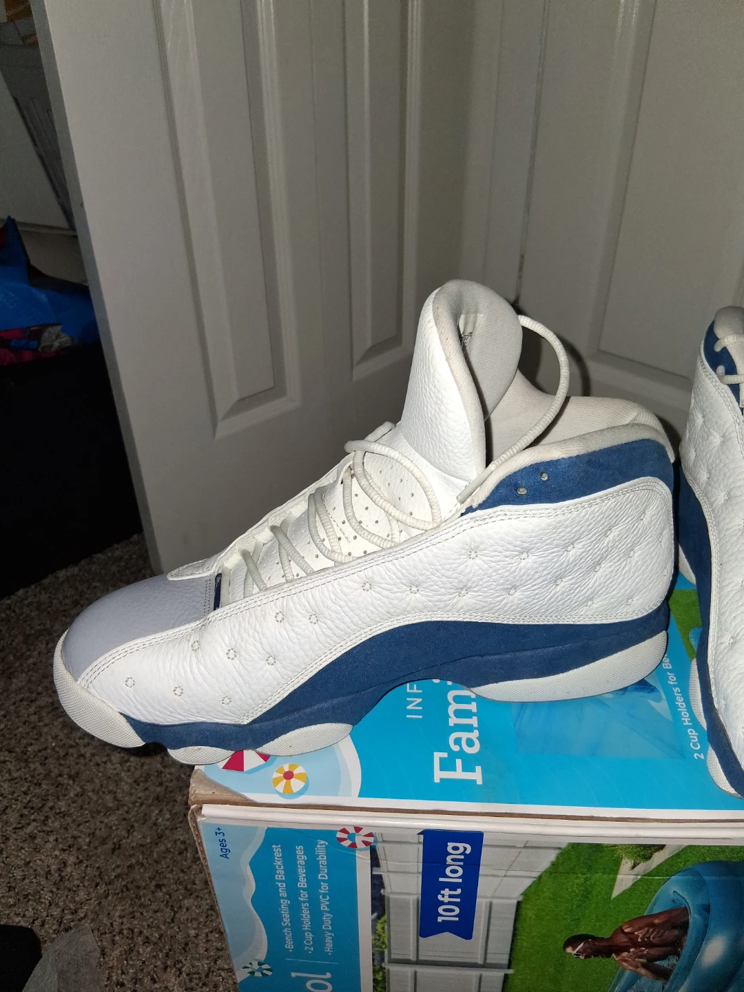 Air Jordan 13 Retro White Grey Blue - photo 2