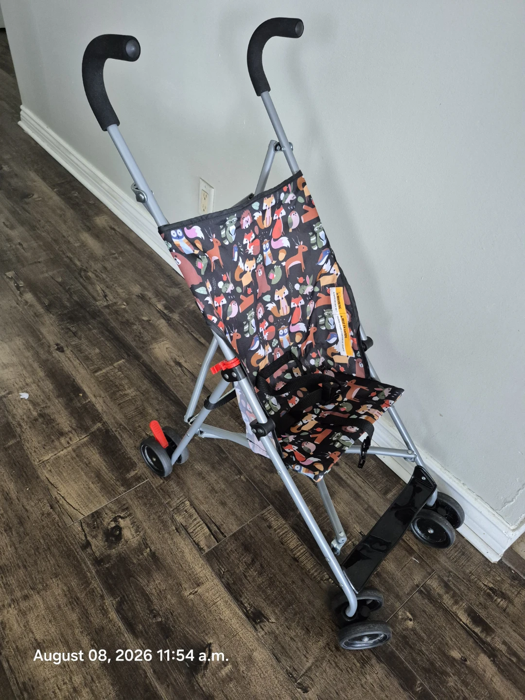 Lightweight Stroller with Fox Print