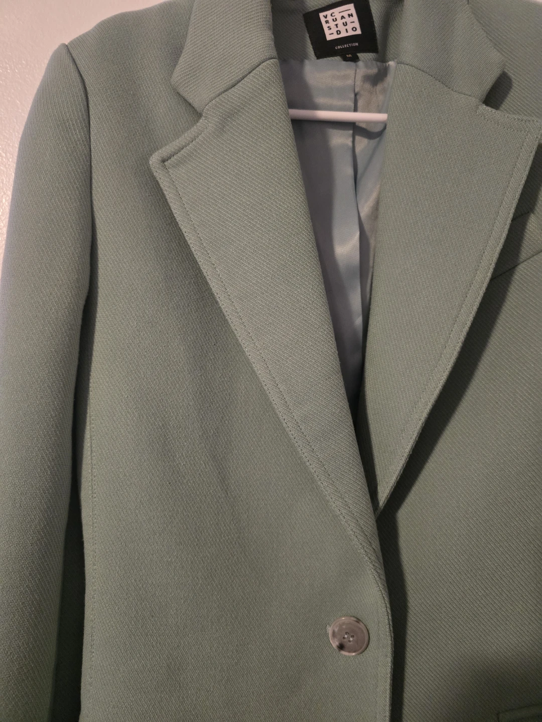 VICUN STUDIO Sage Green Blazer Size S - photo 2