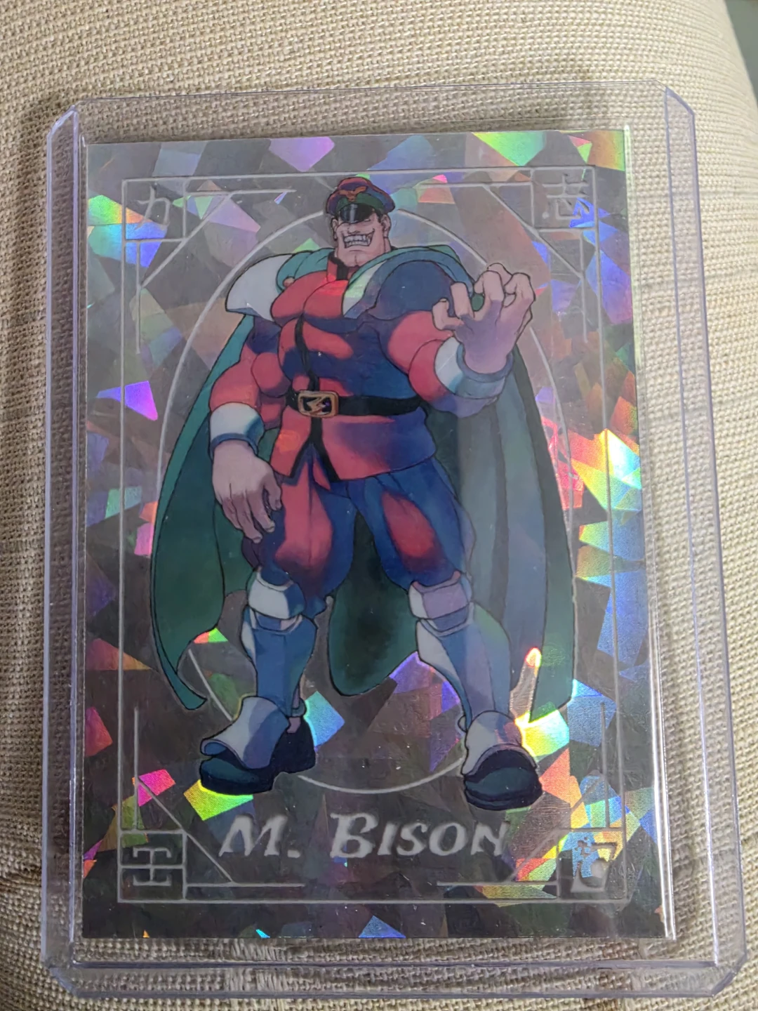 Street Fighter Alpha M. Bison Trading Card