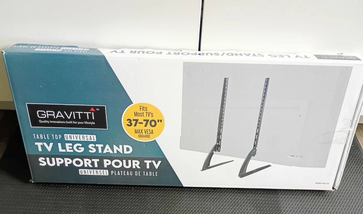 Metal TV Stand • Fits 37"-70" TVs - photo 3