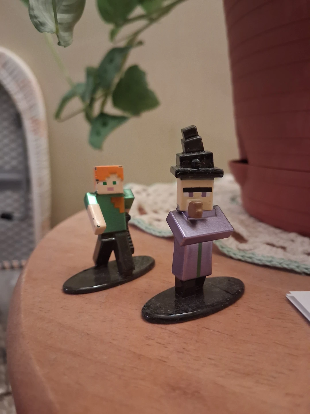 Minecraft Alex and Witch Action Figures