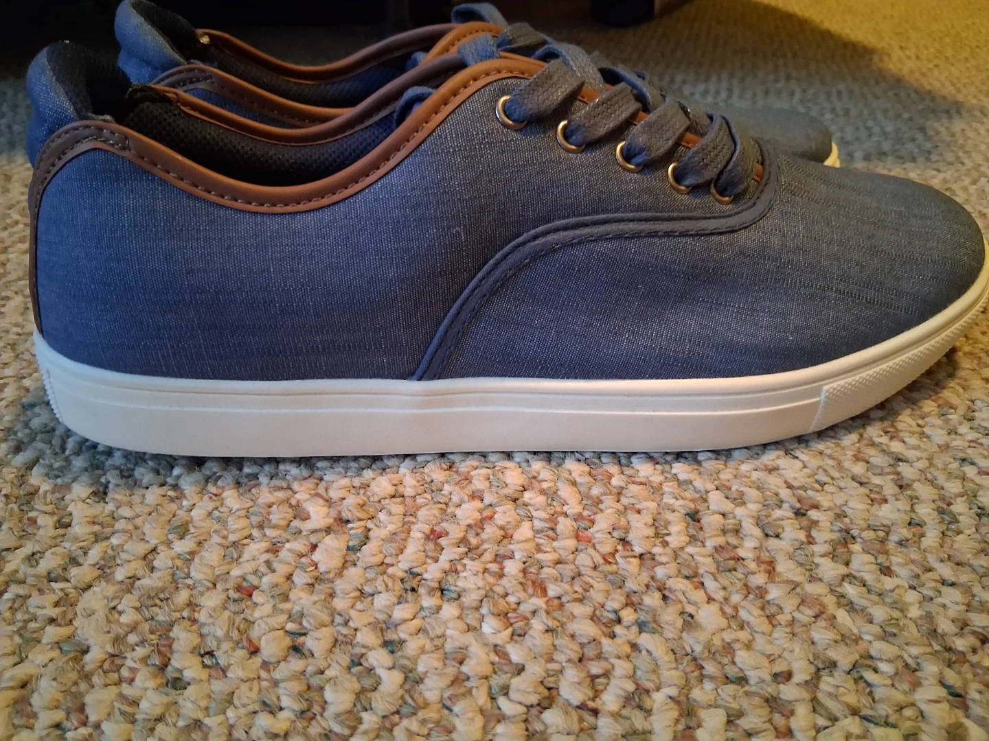 Steve Madden Blue Denim Sneakers Size 11 - photo 3