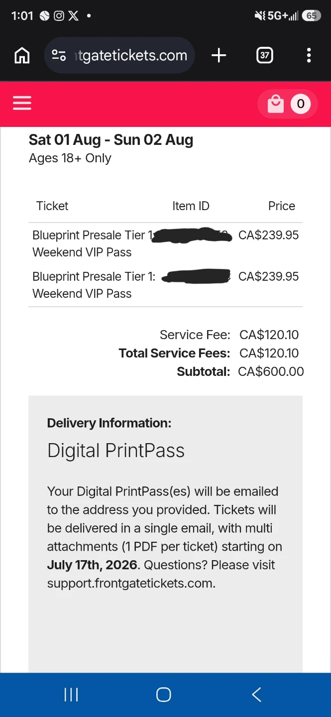 Chasing Summer Weekend VIP Tickets - photo 2