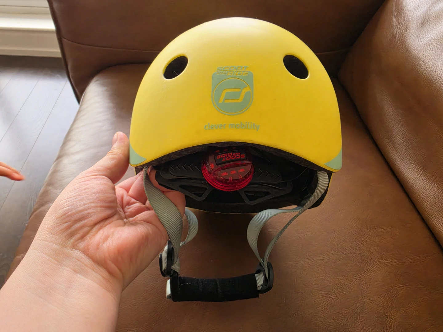 Scoot & Ride Yellow Helmet