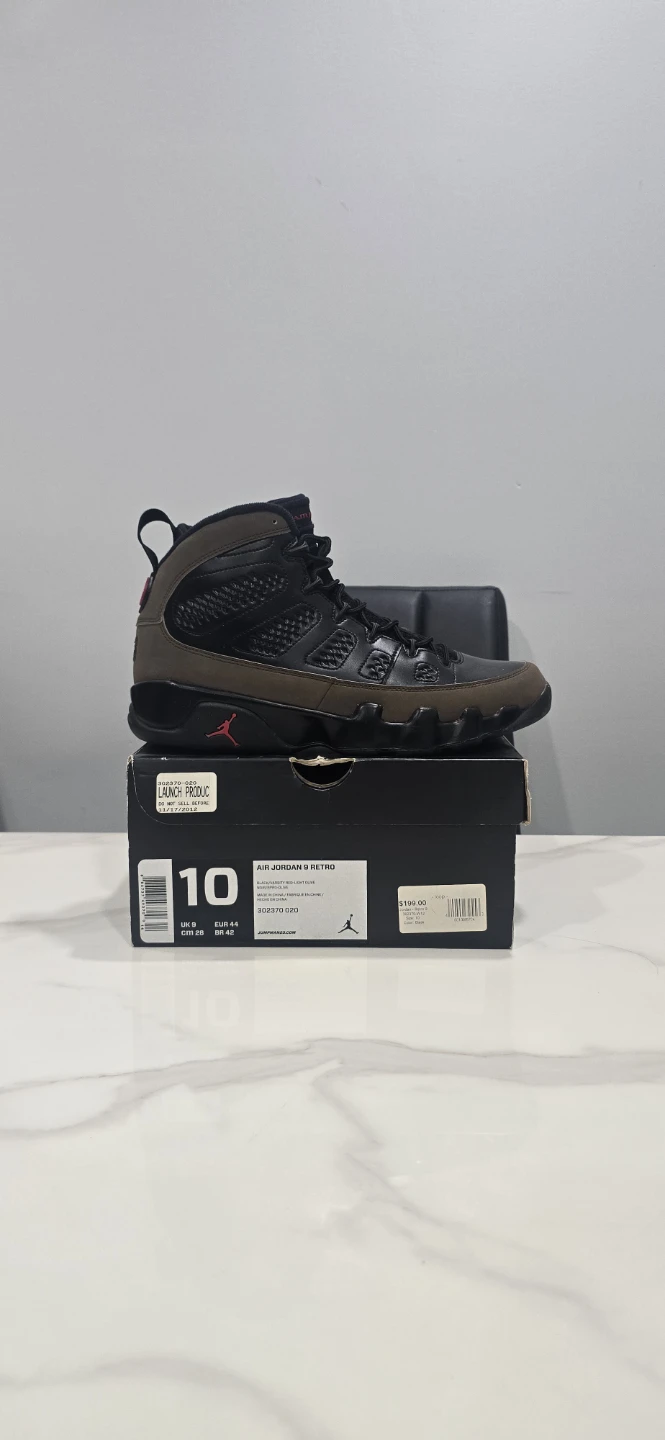 Air Jordan 9 Olive size 10