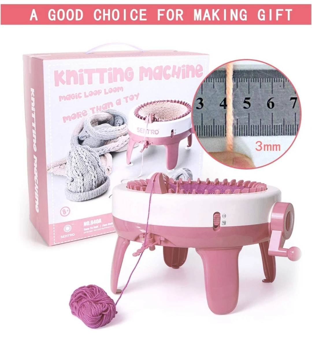 Sentro Knitting Machine Magic Loop Loom