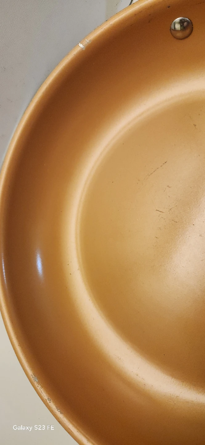 Copper aluminum Frying Pan 12"inch - photo 2