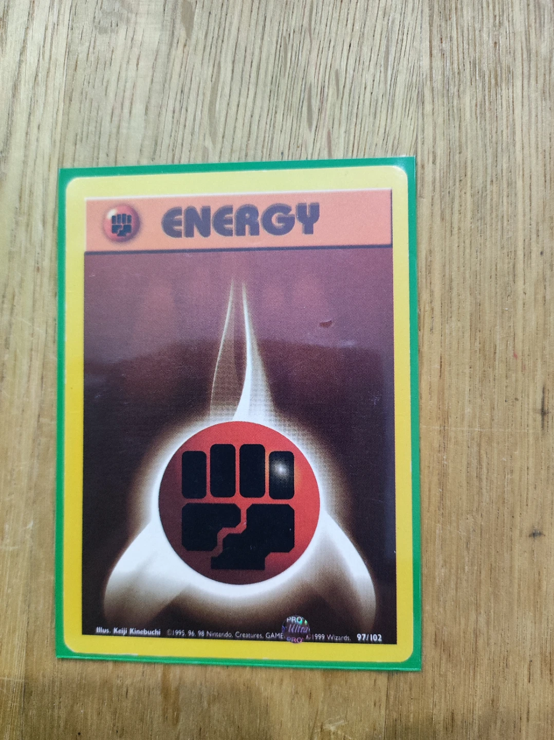 Pokémon Fighting Energy Card (1999)