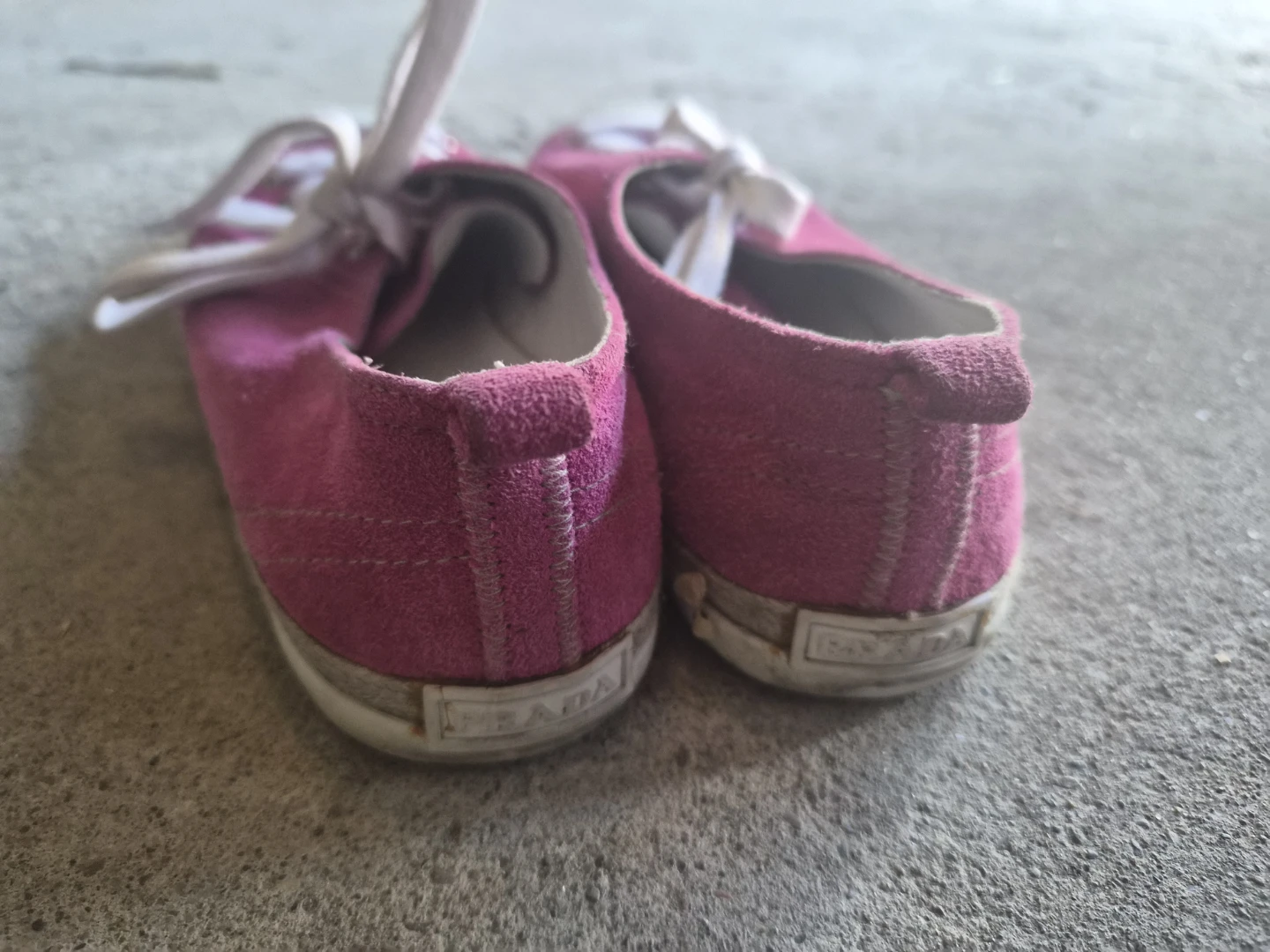 Prada Suede Sneakers - Pink , size 35 - photo 3